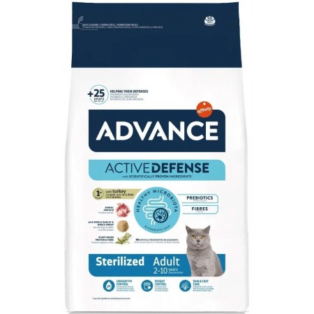 Advance Cat Sterilized with Turkey ИНДЕЙКА корм для стерилизованных кошек 400 г (922227)